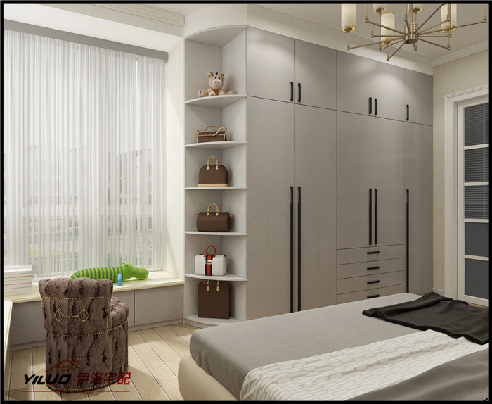 衣柜-开门+弧柜