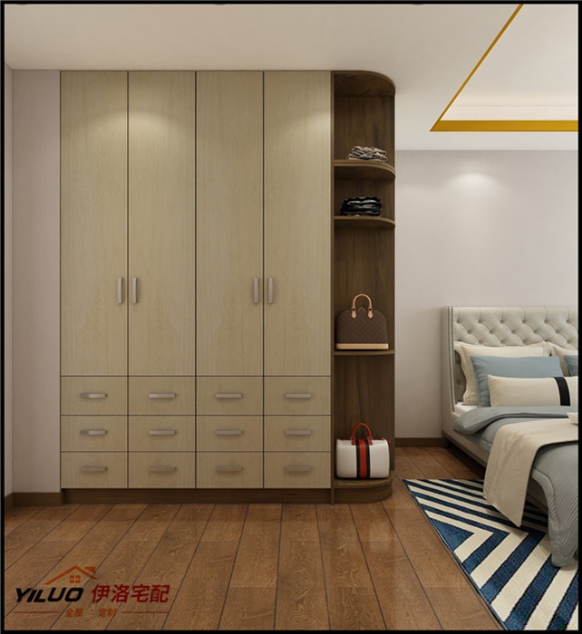 衣柜-开门+圆弧柜