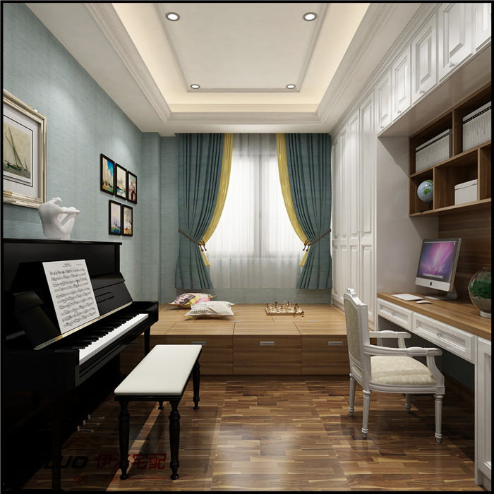 榻榻米书柜+衣柜2